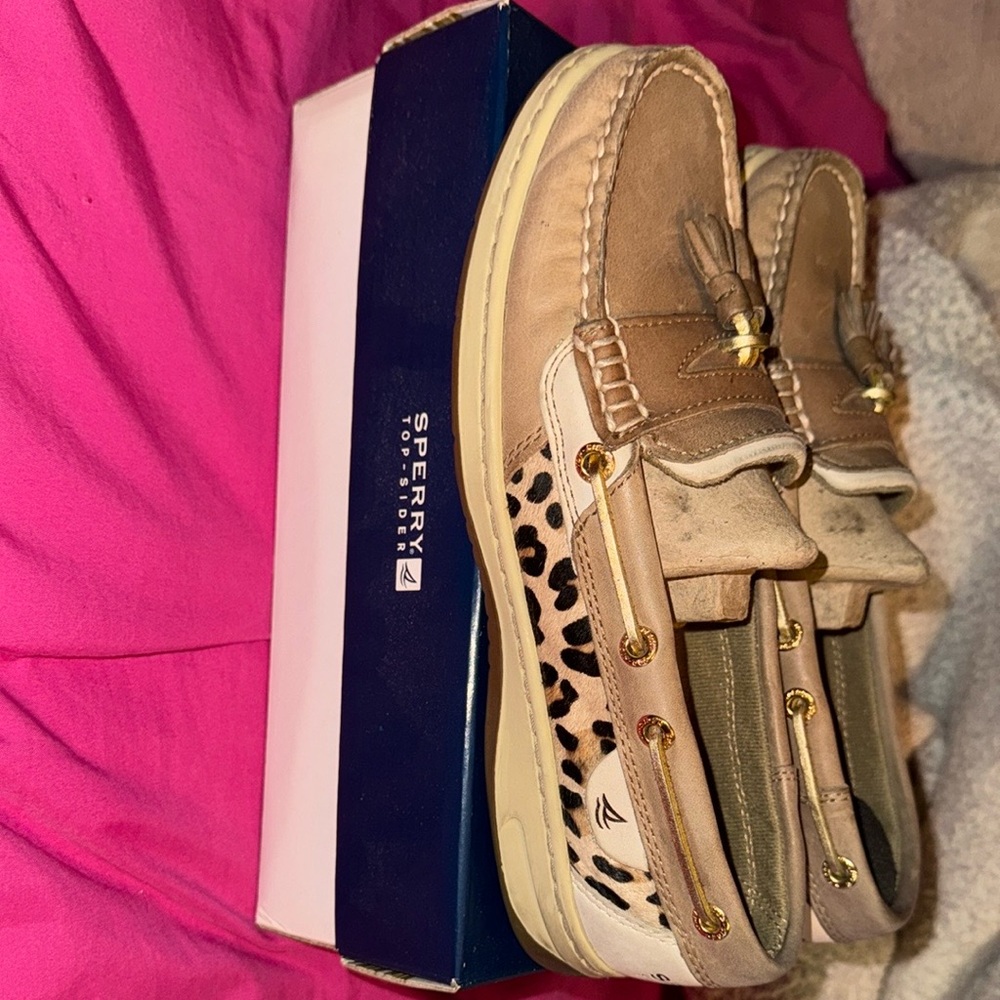 Sperry Vintage Tasselfish Leopard Women's Shoes